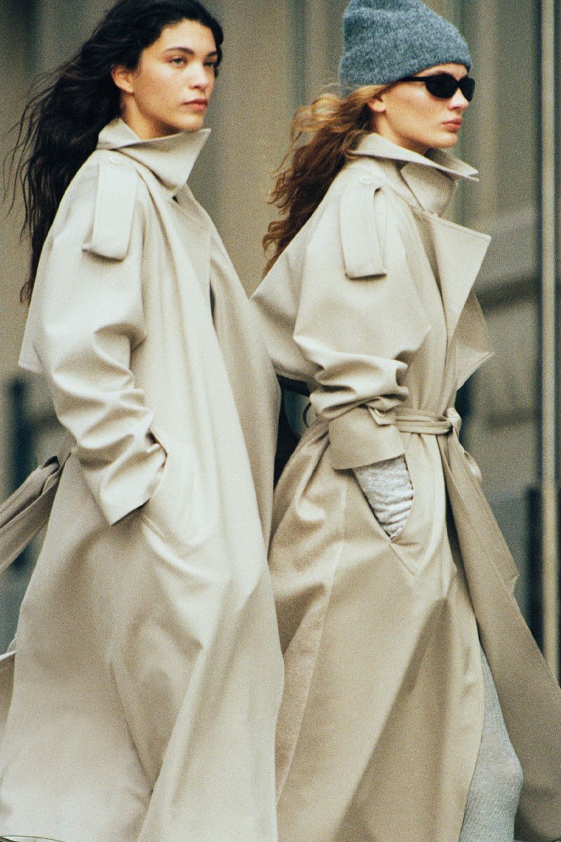 Oversized Trench Coat With Belt