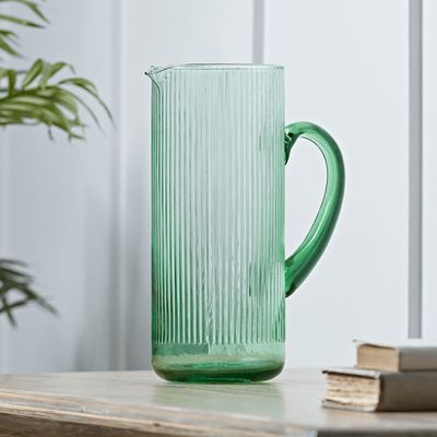 Fluted Glass Jug from Cox & Cox