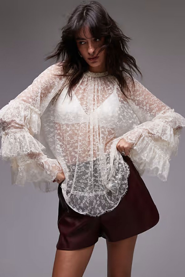 All Over Lace Top from Topshop