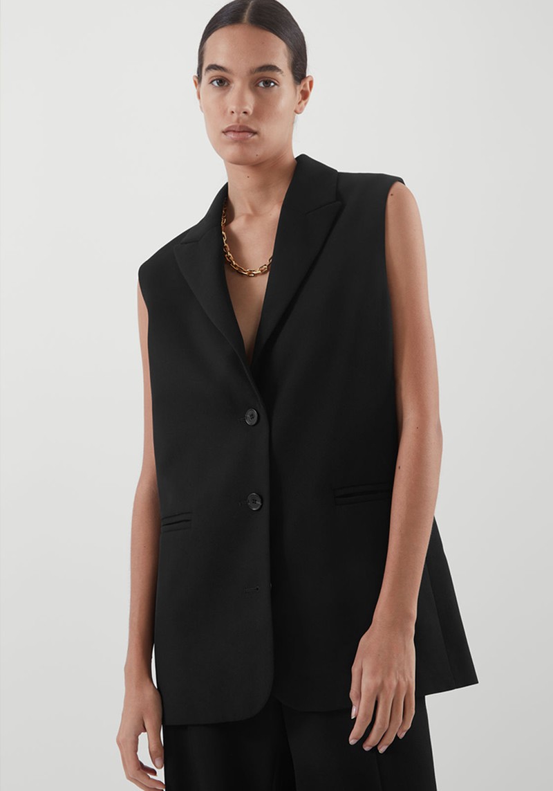Sleeveless Wool Blazer from COS