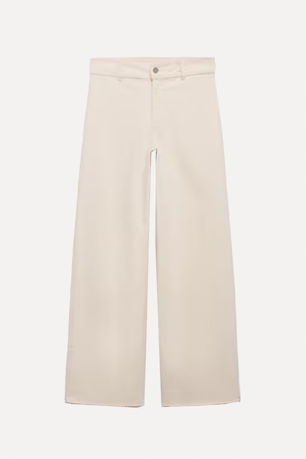 Catherin Culotte High-Rise Jeans from MANGO