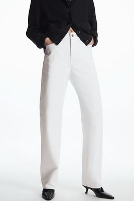 High-Rise Straight-Leg Jeans from COS