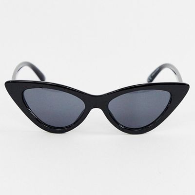 Cat Eye Sunglasses In Black from Monki