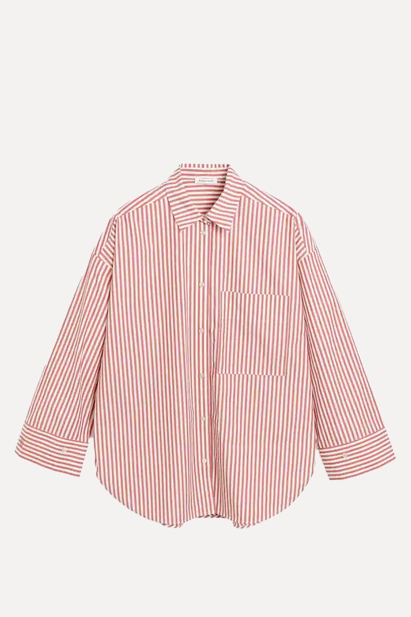 Oversized Derris Stripe Shirt from By Malene Birger