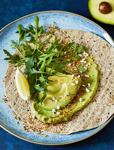 Avocado Hummus & Dukkah Flatbreads 