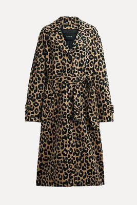 Leopard Oversized Trench Coat from Coach