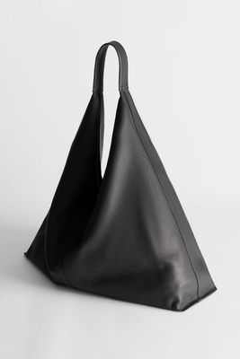 Smooth Leather Tote Bag from & Other Stories