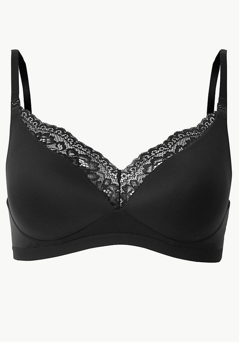 Lace Trim Maternity Nursing Bra from Jojo Maman Bebe