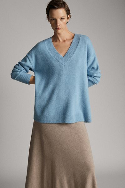 V-Neck Sweater from Massimo Dutti