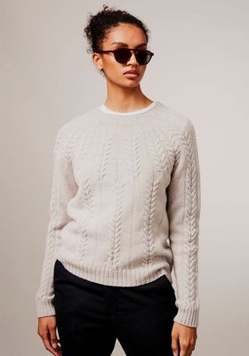 Wroxton Cable Lambswool Sweater