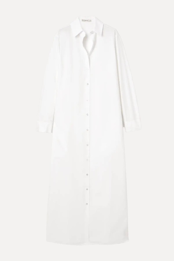 Izumi Cotton-Poplin Shirt Maxi Dress from The Row