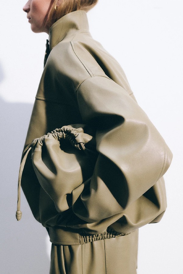 Morgan Faux Leather Small Pouch from The Frankie Shop