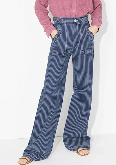 Indigo Elmo Pants from Trouva