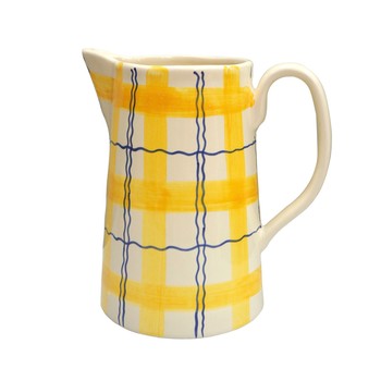 Tartan Squiggle Jug from Matilda Goad