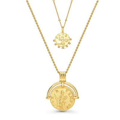 Gold Coin Story Necklace Set from Missoma