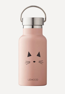 Pink Cat Anker Water Bottle  from Liewood