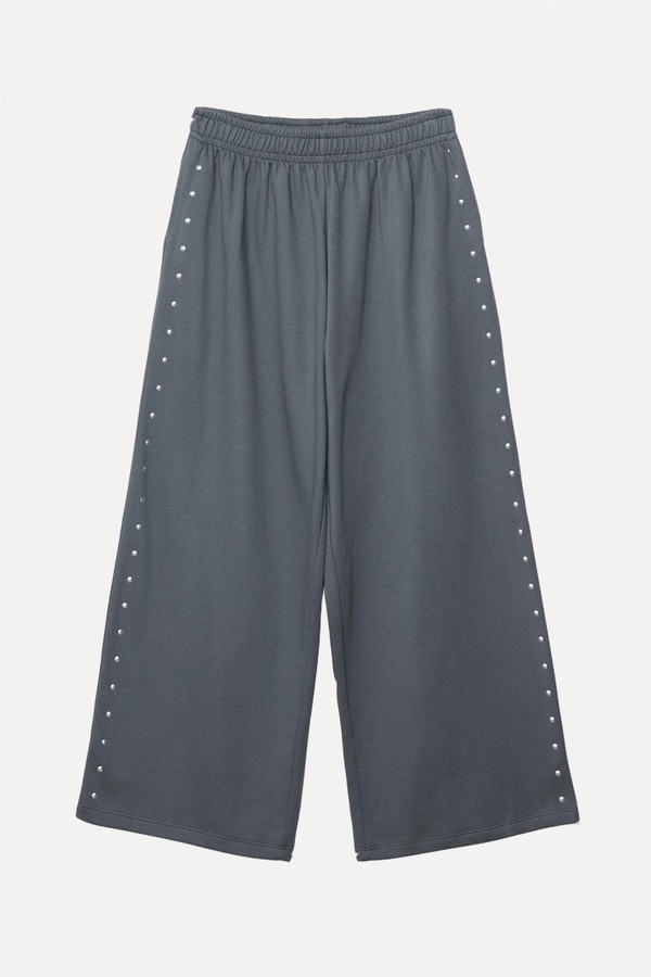 Studded Plush Trousers