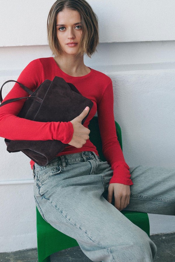 Leather City Bag from Zara