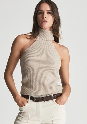 Clem Sleeveless Roll Neck