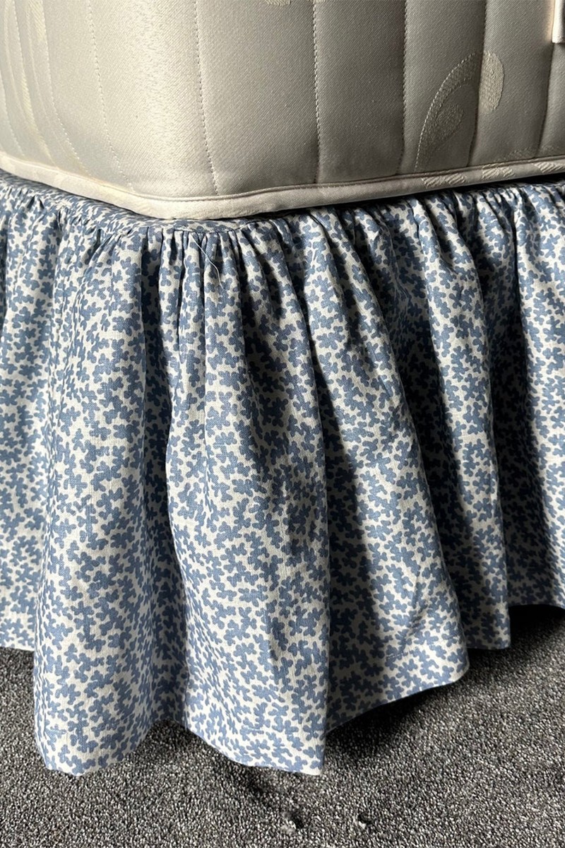 Gathered Custom Bed Valance Sheet from The House Upstairs
