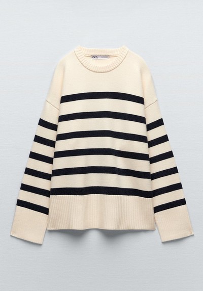 Striped Knit Sweater from Zara