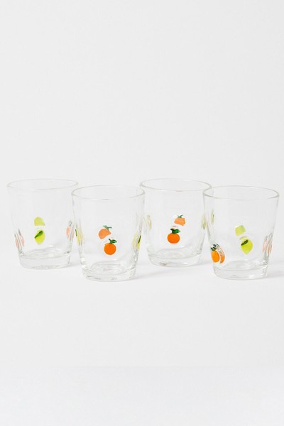 Como Fruit Glass Tumblers  from Oliver Bonas