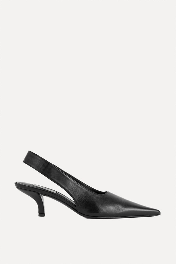 Classic Leather Slingbacks from Toteme