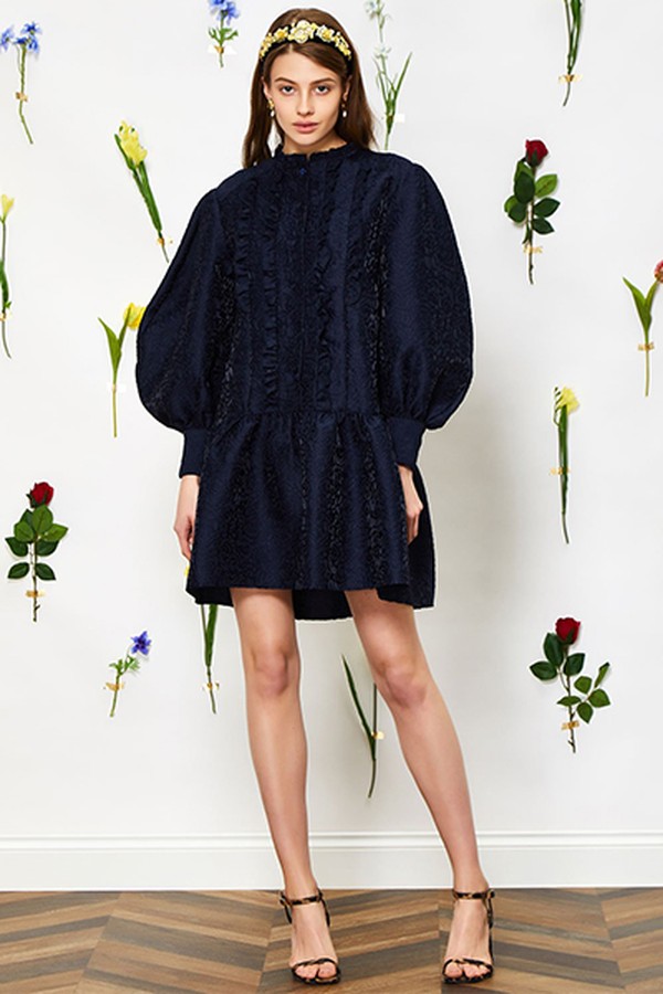 Peony Blue Smock Dress from Sister Jane