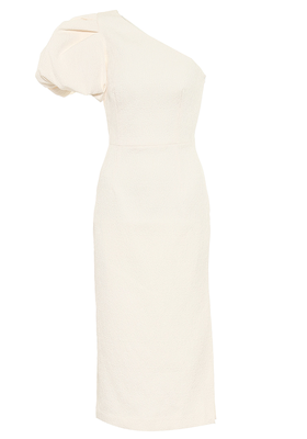 Andie Crepe One Shoulder Midi Dress from Rebecca Vallance