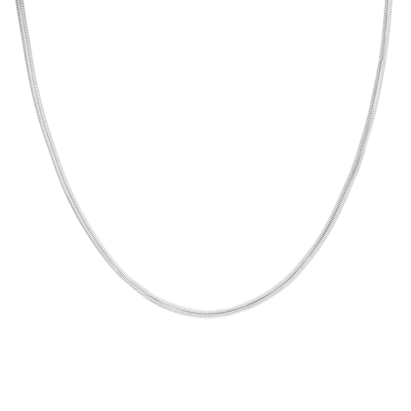 Oval Snake Chain Necklace