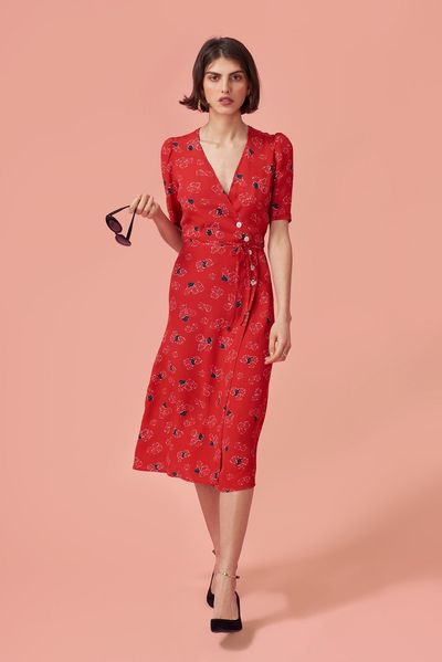 Gabin Dress In Red