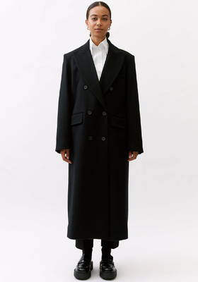 Double-Breasted Tailored Coat