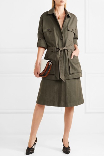 Belted Canvas Jacket from Vanessa Seward