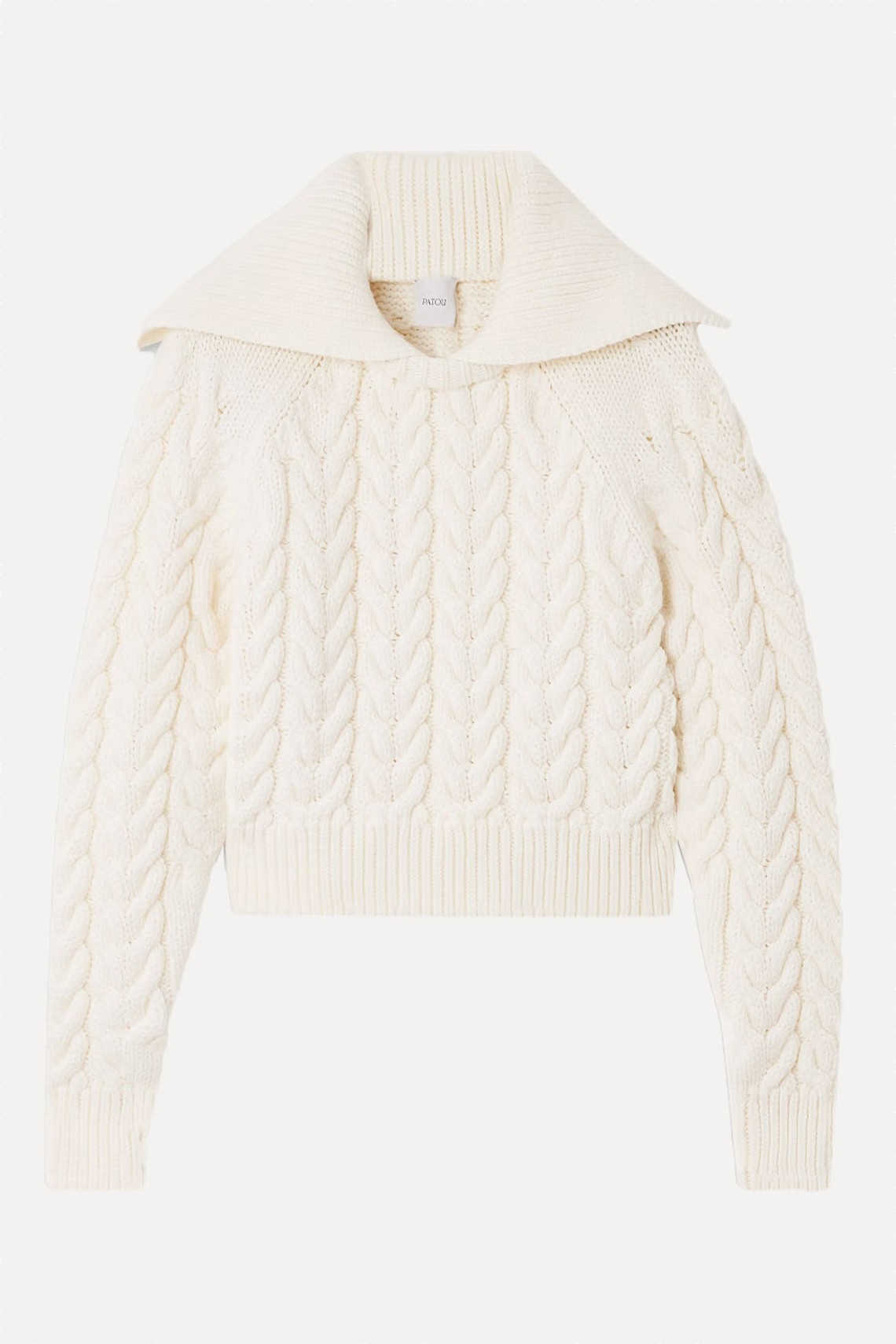 Sailor Cropped Sweater from Patou