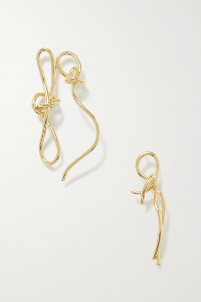 Thread Gold-Plated Earrings from Completed Works