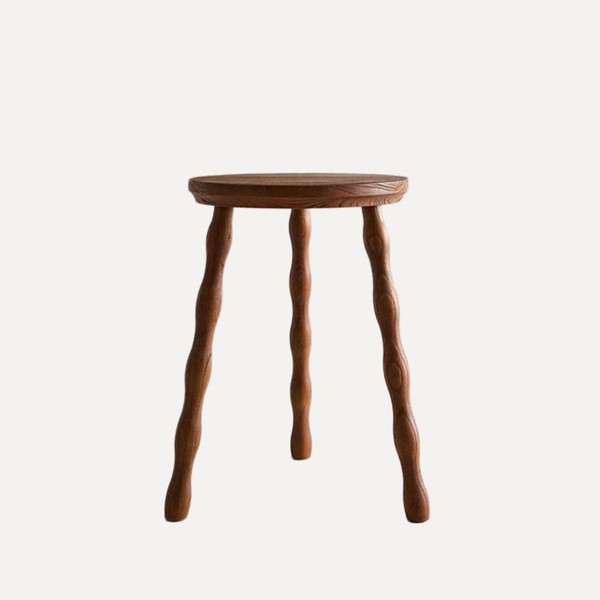 Elm Wood Stool from Zara Home