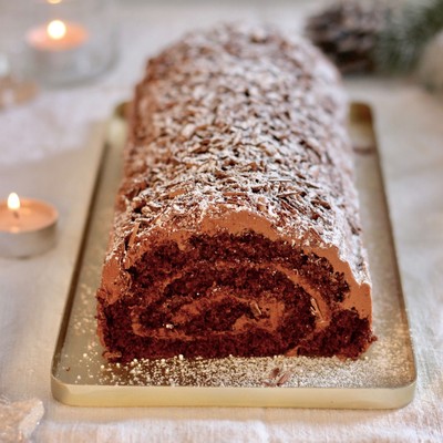 Vegan Yule Log