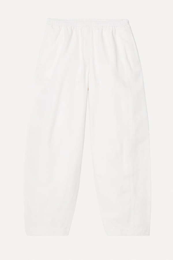 Barrel-Leg Cotton Trousers from COS