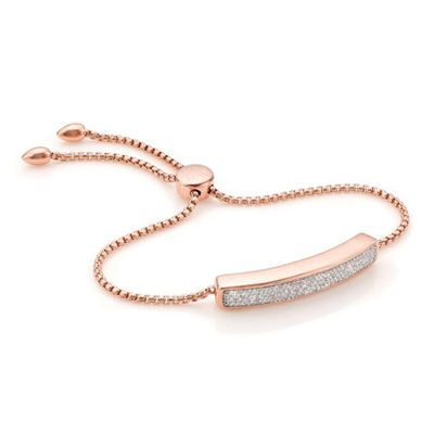 Baja Diamond Bracelet in Rose Gold