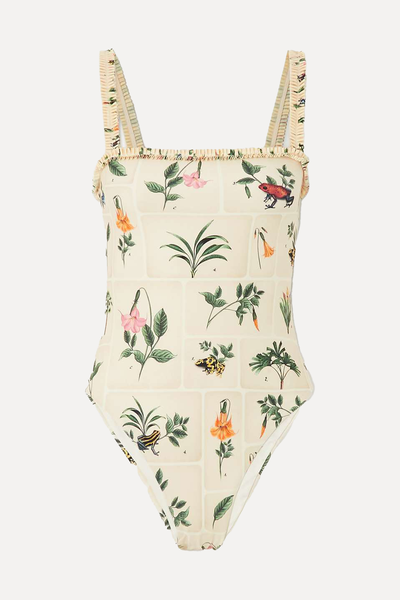 Limòn Printed Recycled Swimsuit from Agua By Agua Bendita