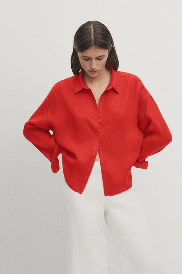 100% Linen Shirt from Massimo Dutti