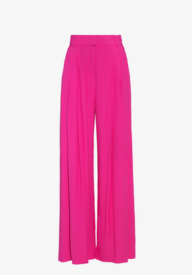Molly Crepe Wide Leg Trousers from Three Graces London
