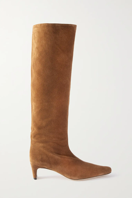 Wally Suede Knee Boots from Staud