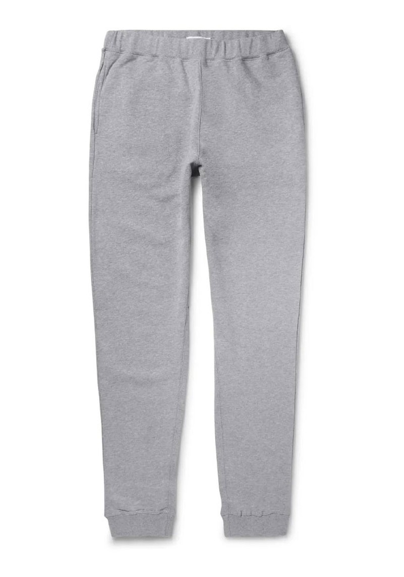 Tapered Brushed Loopback Cotton-Jersey Sweatpants from Sunspel