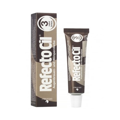 Eyelash & Eyebrow Tint 3 Natural Brown from Refectocil 