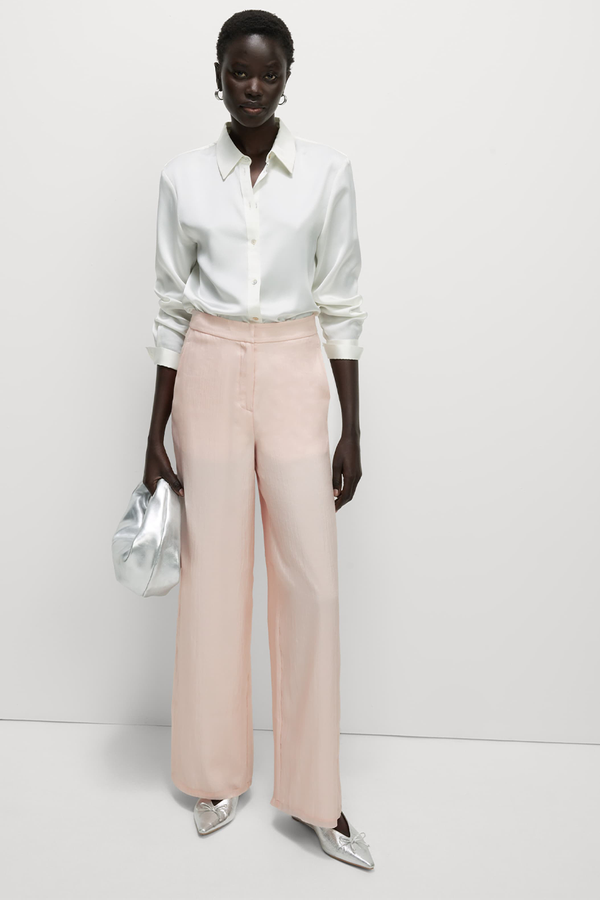 Organza Wide Leg Trousers