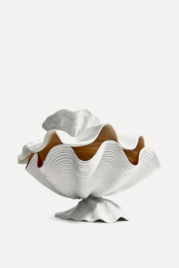 Neptune Medium Shell Porcelain Bowl from L'Objet
