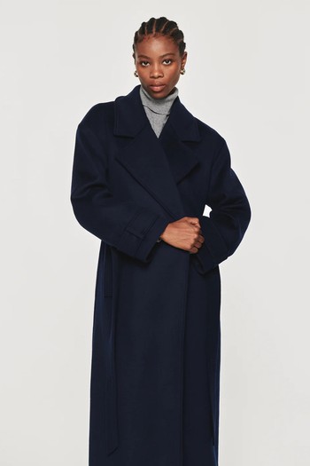 Slouch Oversized Wool Wrap Coat  from Aligne 