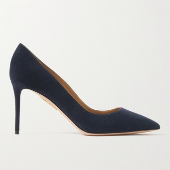 Purist 85 Suede Pumps from Aquazzura