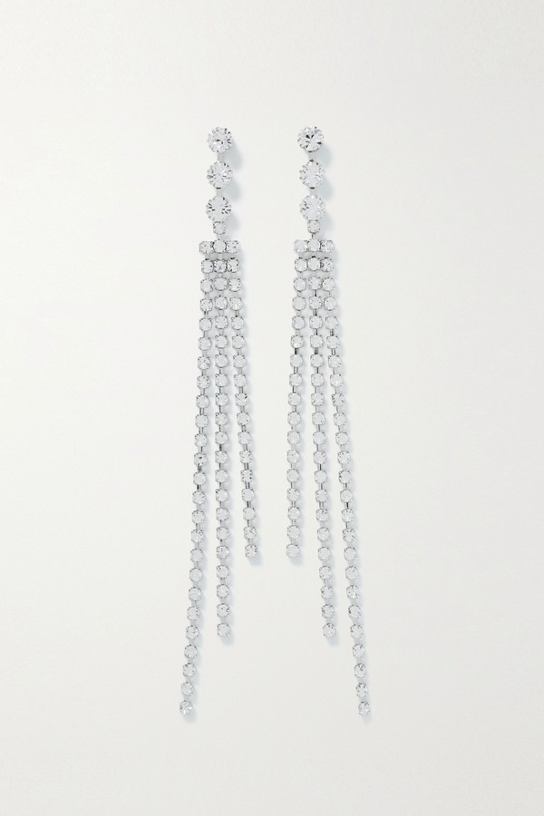 Silver-Tone Crystal Earrings from Isabel Marant